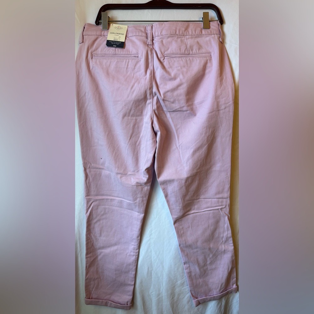 St. John’s Bay Pink Lavender Chino Pants Size 6 NWT - Picture 5 of 7